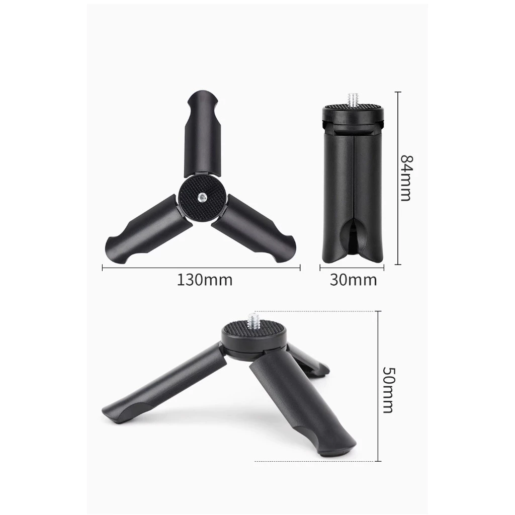 Techeyes Mini Deskขาตั้งกล้อง-ใช้งานร่วมกับDJI Osmo Pocket 4P/4/3/DJI Action 6, Insta360 X5/Ace Pro 2 ฯลฯกล้องแอ็คชั่น thumbnail 8