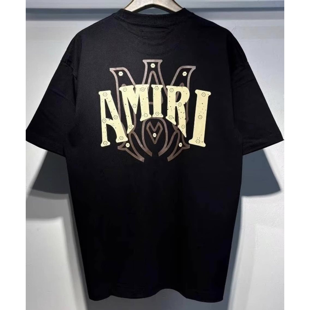 เสื้อยืด AMIRI T-shirt เสื้อยืดลายพิมพ์ AMIRI  ผ้าฝ้ายแท้ s-5xl