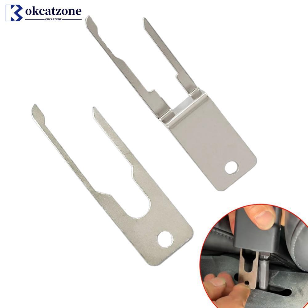 OKCATZONE รถเข็มขัดนิรภัย Key & Adjuster Removal เครื่องมือสําหรับ Tesla รุ่น 3 & รุ่น Y เข็มขัดนิรภ