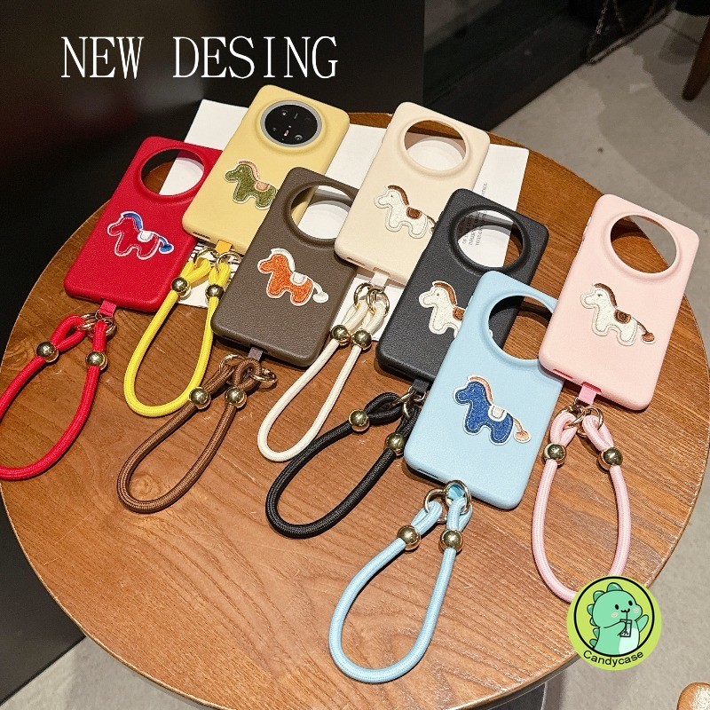 ปีใหม่ Pony เคสโทรศัพท์พร้อมเชือกเส้นเล็กสําหรับ Vivo Y20S Y20i Y20A Y20G Y20T Y12S Y12A S1 T4X T4 U