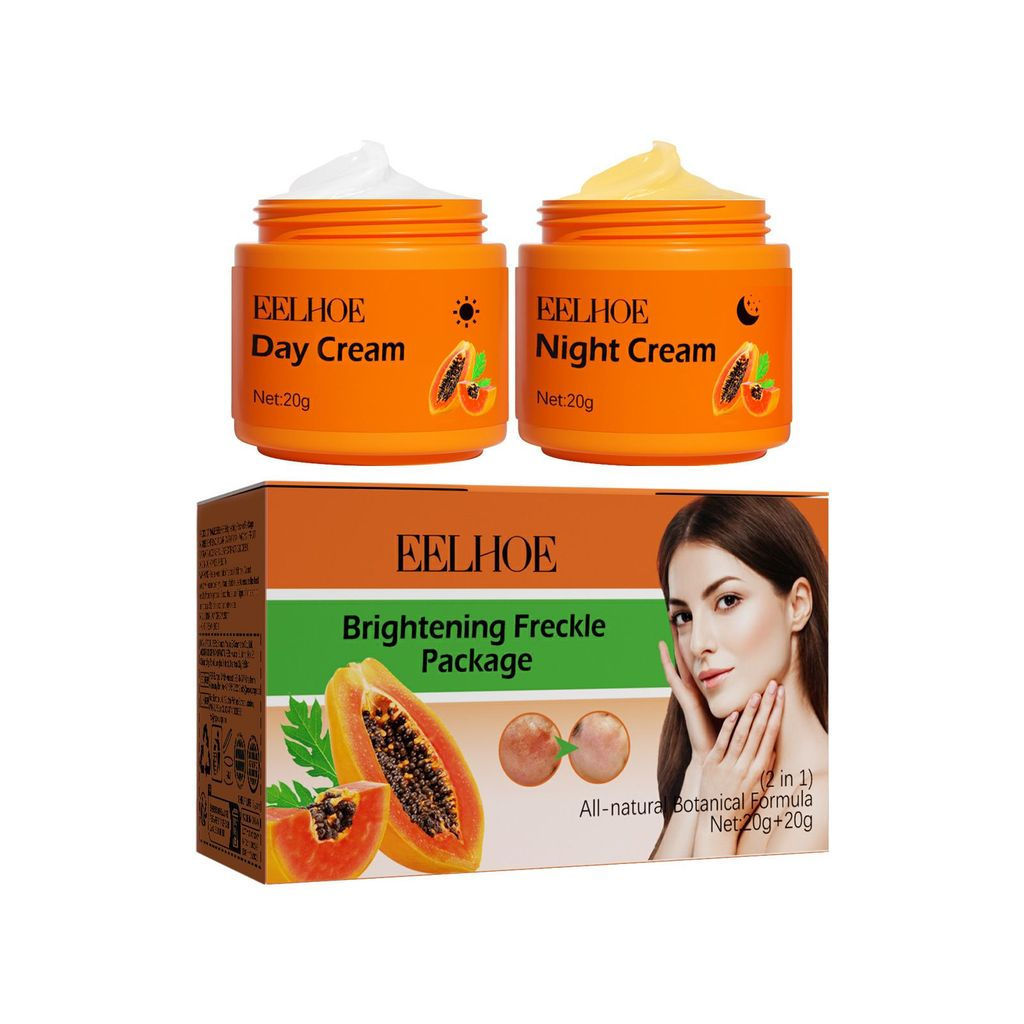 New Product#EELHOE Papaya Whitening Cream Brightening and Moisturizing Skin Cream for Morning and Ev