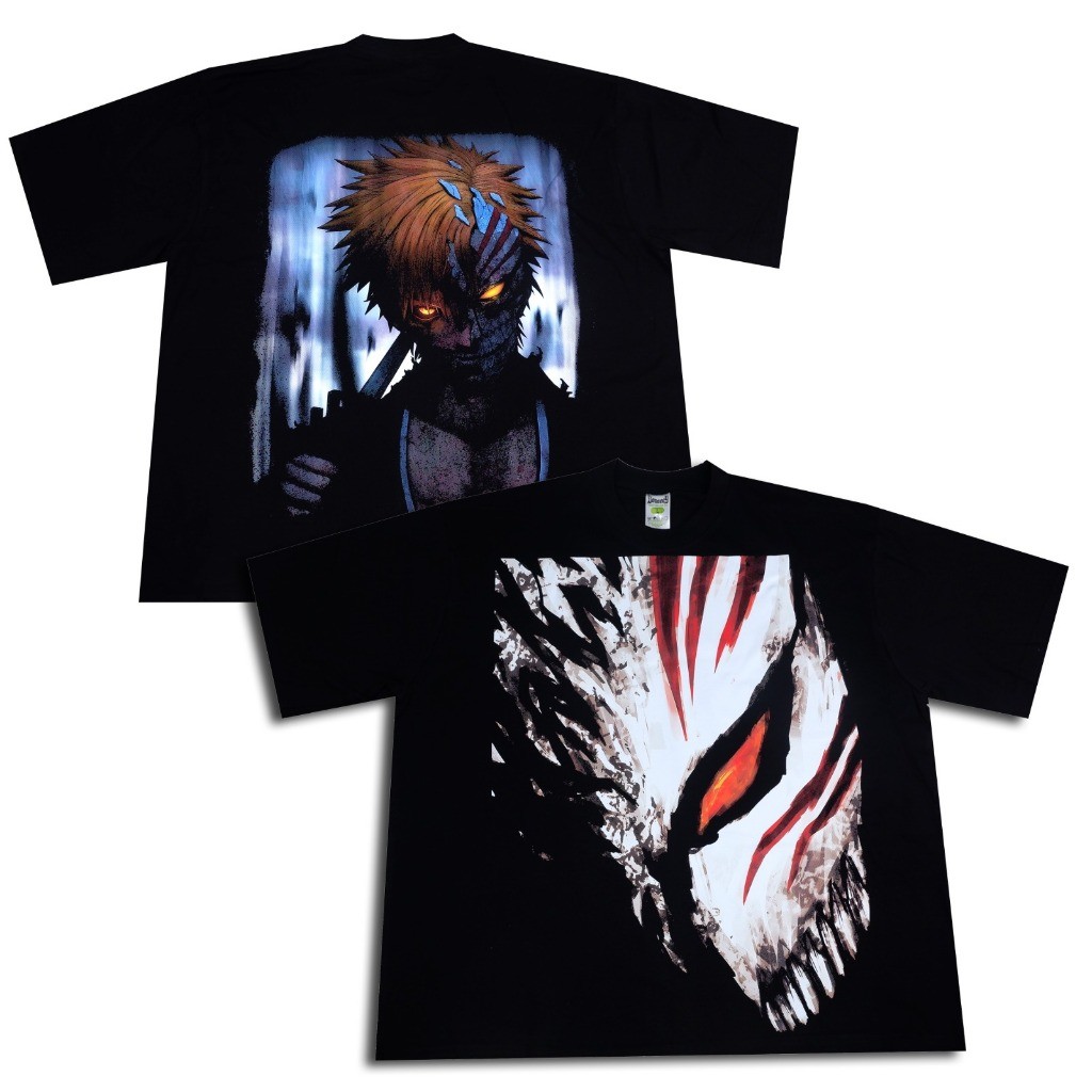 Vonseiy KUROSAKI ICHIGO BLEACH ANIME MANGA OVERSIZE KAOSS-5XL