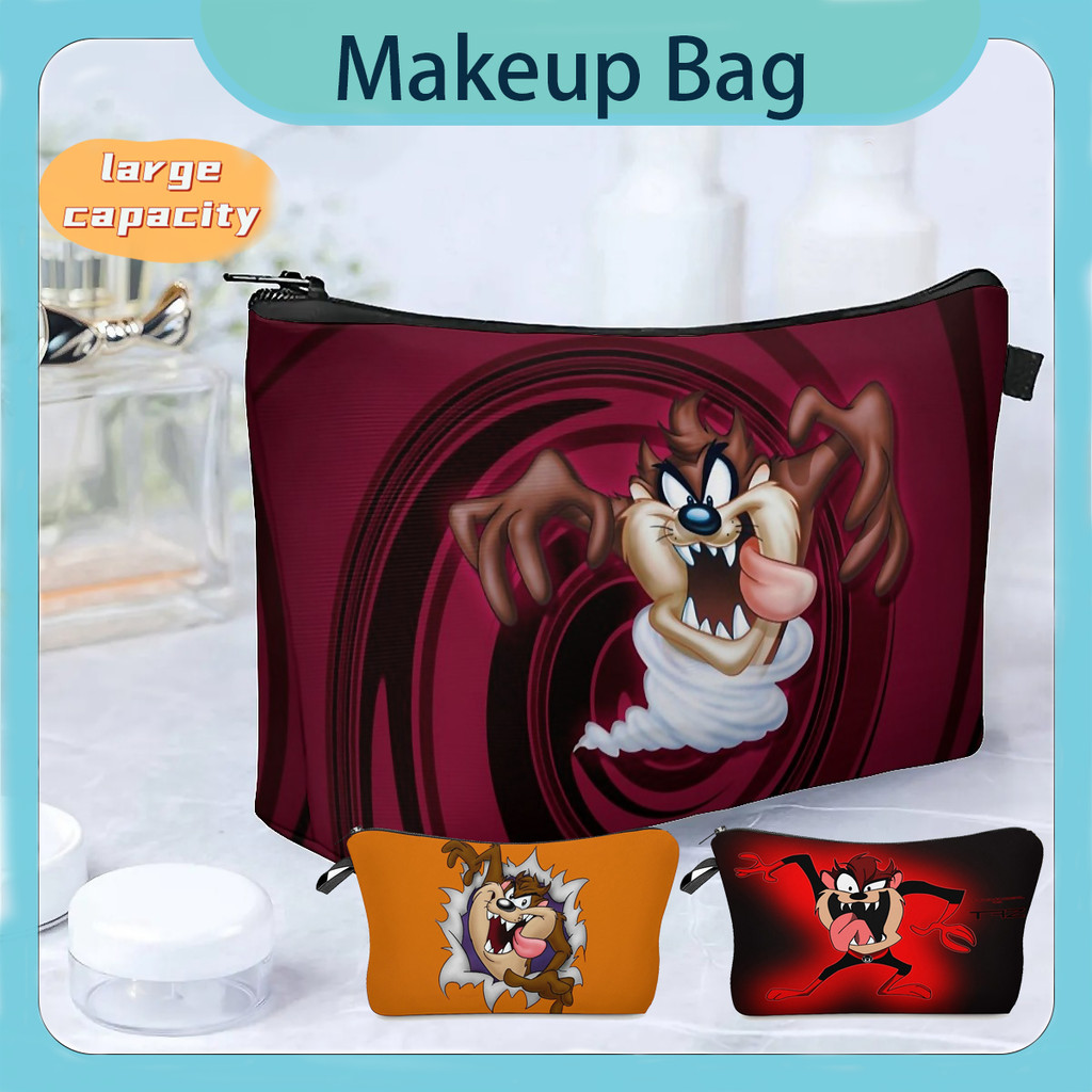 Tazmanian Devil Travel Toiletry Bag for Men, ชุด Dopp แบบแขวนและกระเป๋าเครื่องมือโกนหนวด