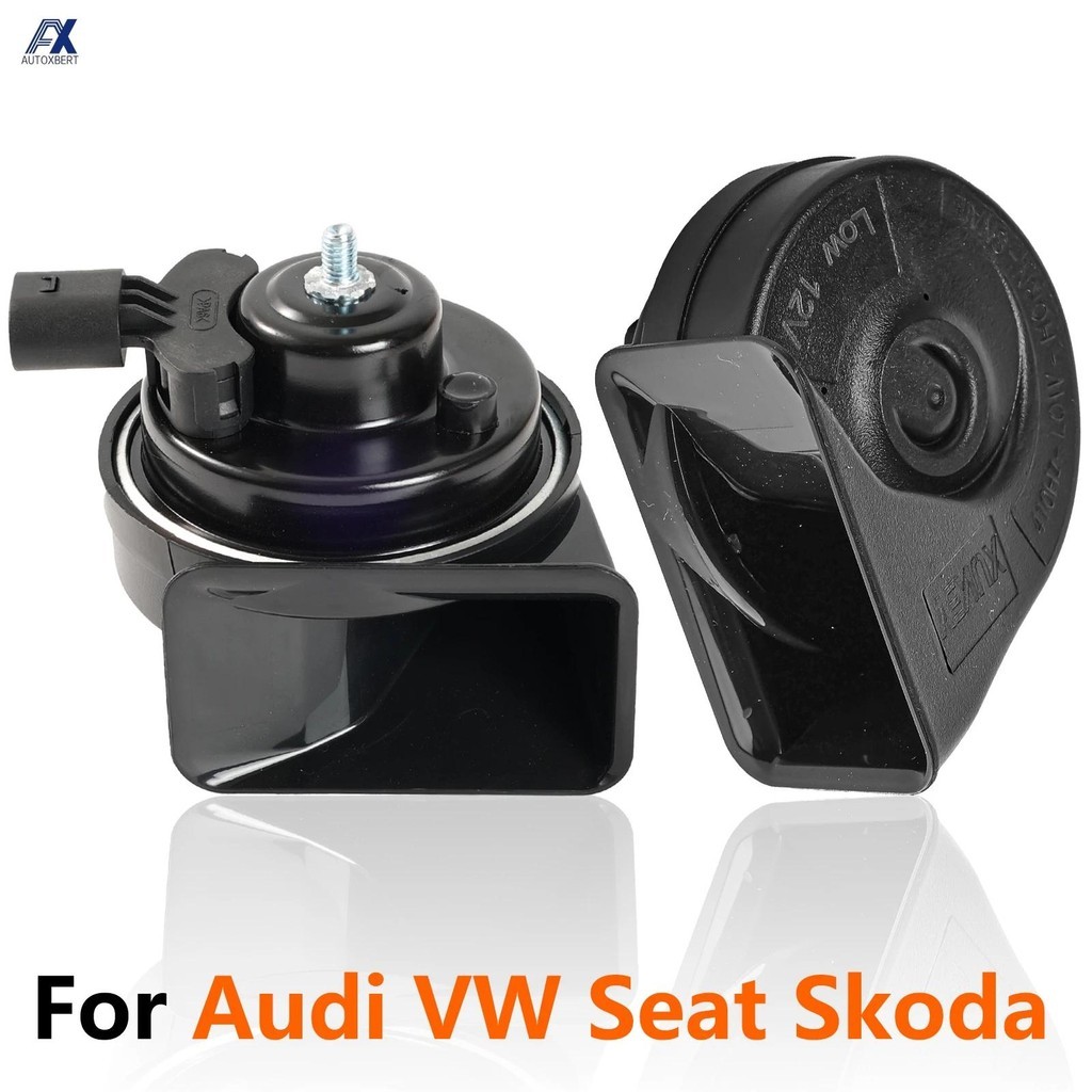 410/510Hz สูงต่ํา Pitch Snail Horn Loud สําหรับ Audi A3 A4 A6 A8 Q3 Q5 Q7 TT B6 B7 Skoda Octavia MK4