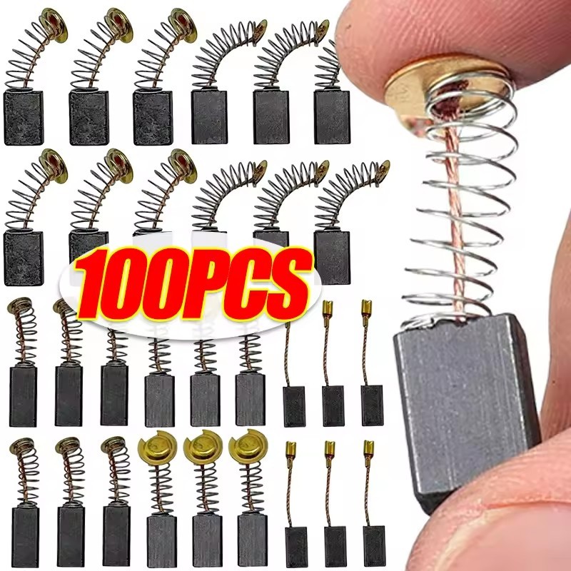 ชุดแปรงมอเตอร์ไฟฟ้าสากล - สําหรับซ่อมเครื่องมือไฟฟ้า & Upkeep - รวมแปรงหลายรุ่น