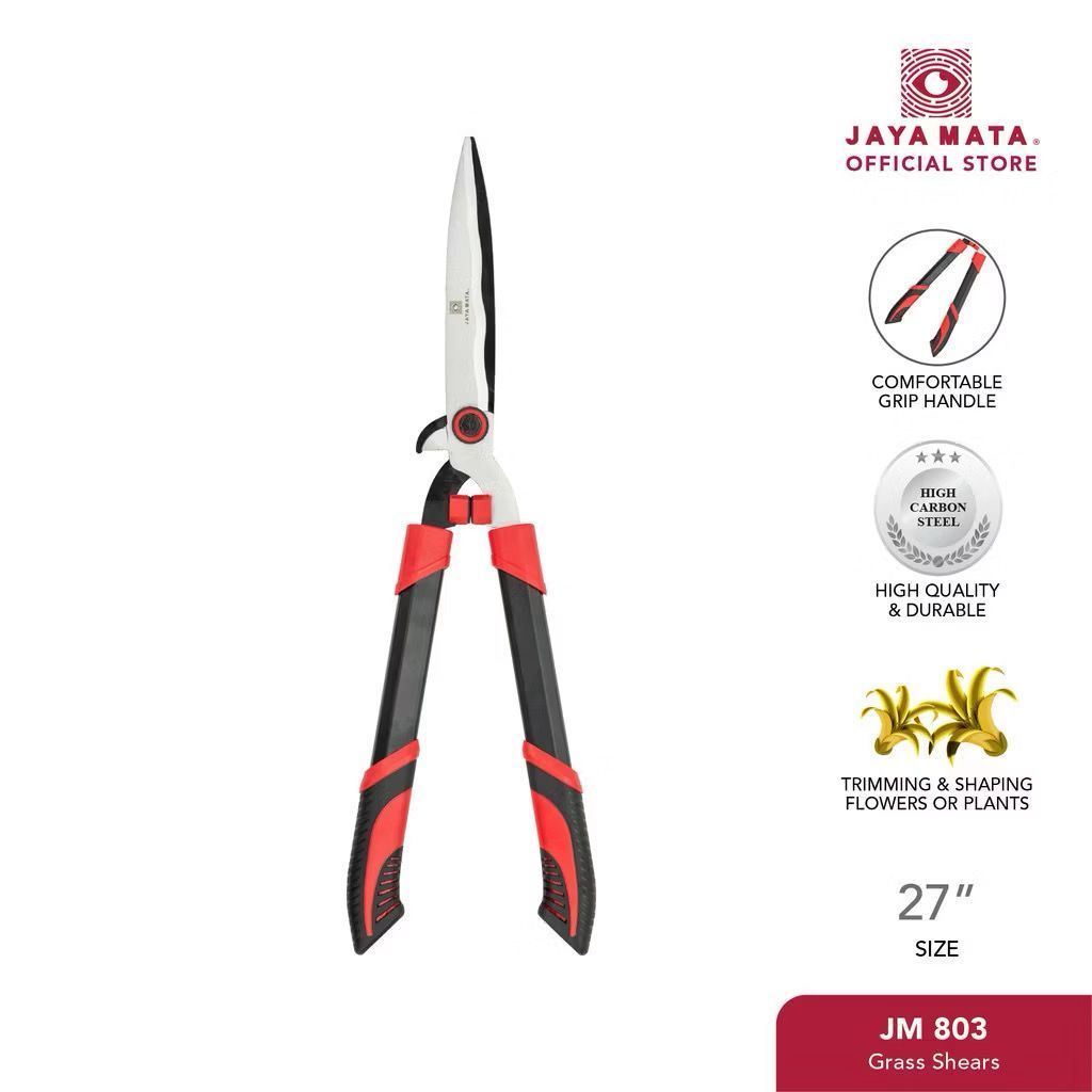 JAYA MATA 27 (680mm) กรรไกรตัดหญ้าเหล็กคาร์บอน JM803