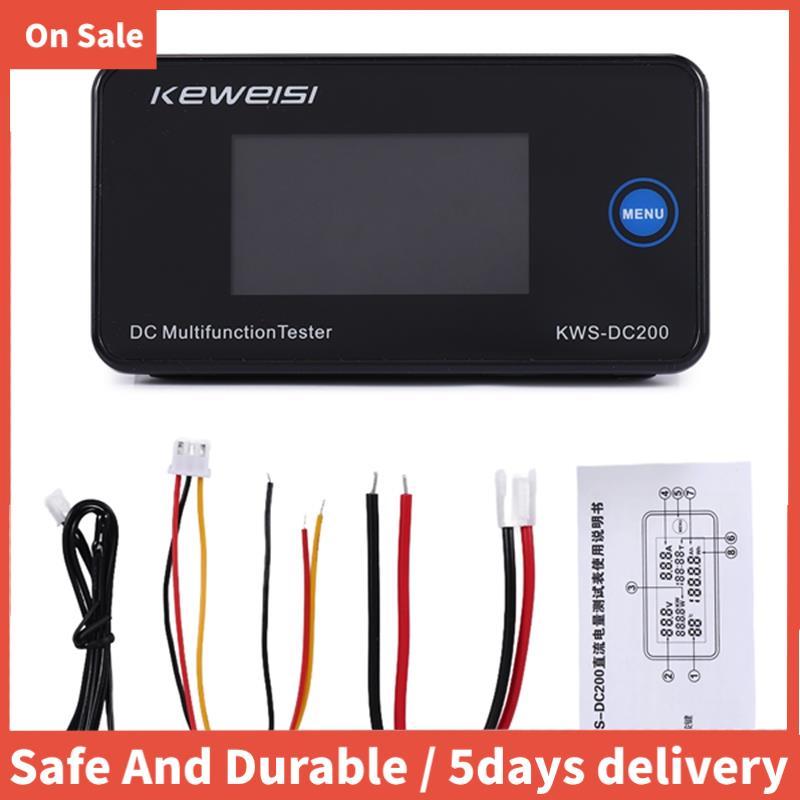 KEWEISI DC 0-200V โวลต์มิเตอร์แอมป์มิเตอร์ KWS Power Meter LED Digital DC Wattmeter มิเตอร์ไฟฟ้า