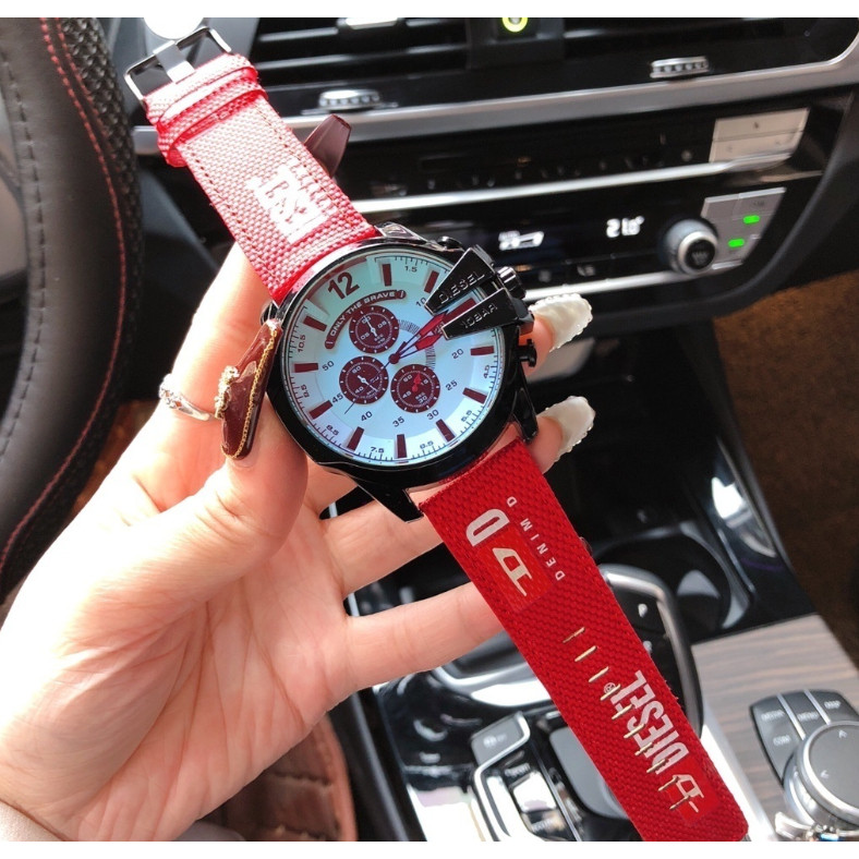 Diesel Mens Watch Three-Eye Chronograph Sports Mens Watch Cool