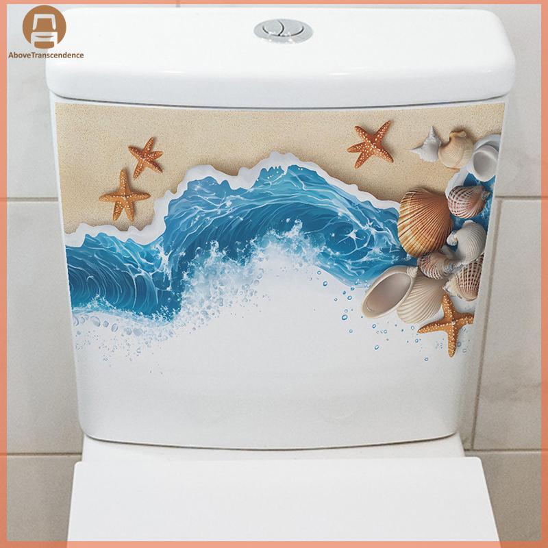 ABOVE Blue Shellปลาดาวบ้านห้องน้ําStierห้องน้ําสร้างสรรค์Stierกันน้ําReusable PVC Stierสําหรับอุปกรณ์ห้องน้ําTH