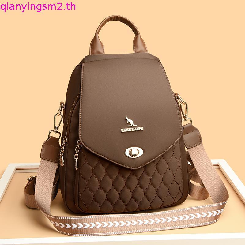 Wilson Kangaroo กระเป๋าเป้สะพายหลังผู้หญิง 2026 สไตล์ใหม่กระเป๋าเดินทางผ้า Oxford กระเป๋าเป้สะพายหลั