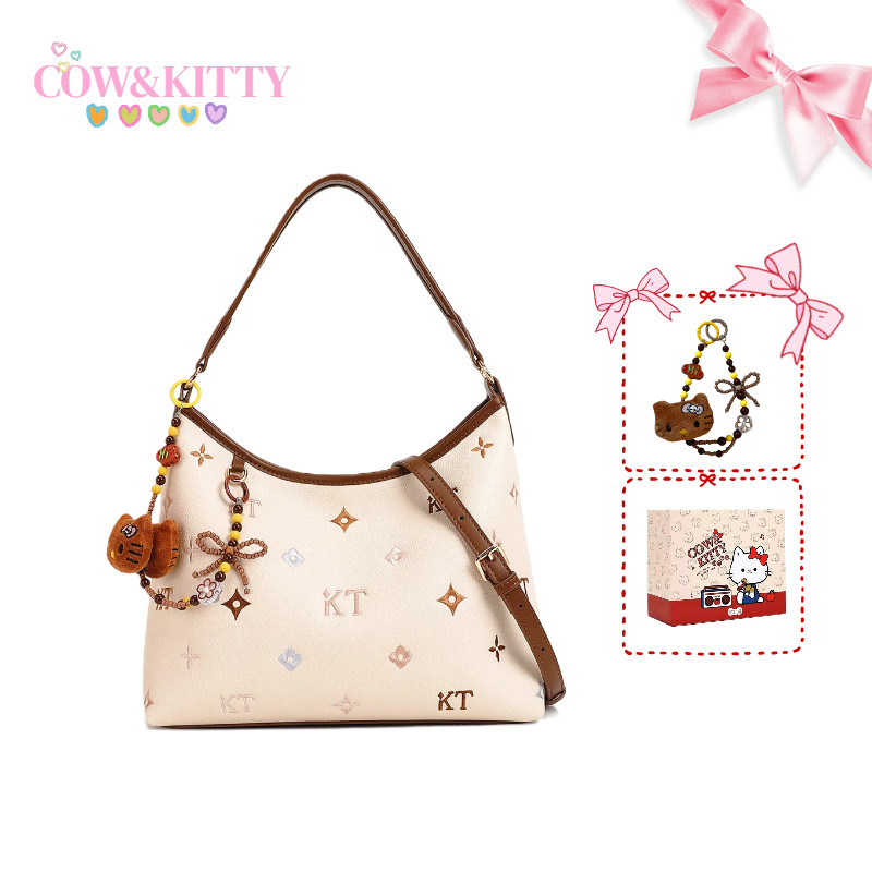 กระเป๋า Cow&Kitty สีฝรั่งเศส แบบสะพายข้าง อเนกประสงค์ เหมาะสำหรับเดินทางและใช้ในชีวิตประจำวัน