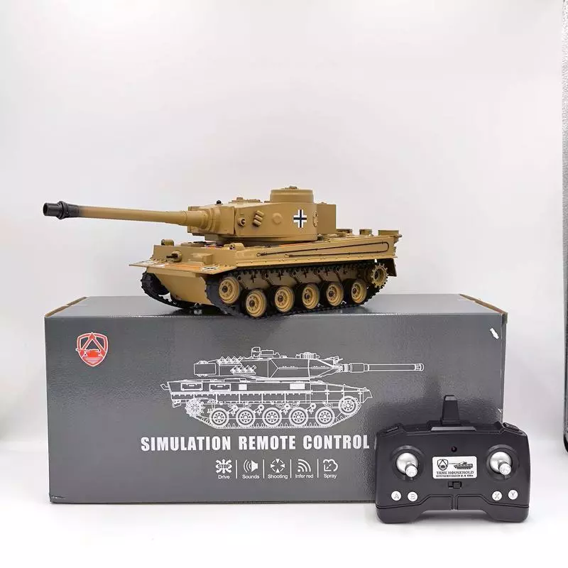 รถถังบังคับ TANK 1:22 สมจริง มีควัน 2.4Ghz บังคับวิทยุ ZY023 thumbnail 3