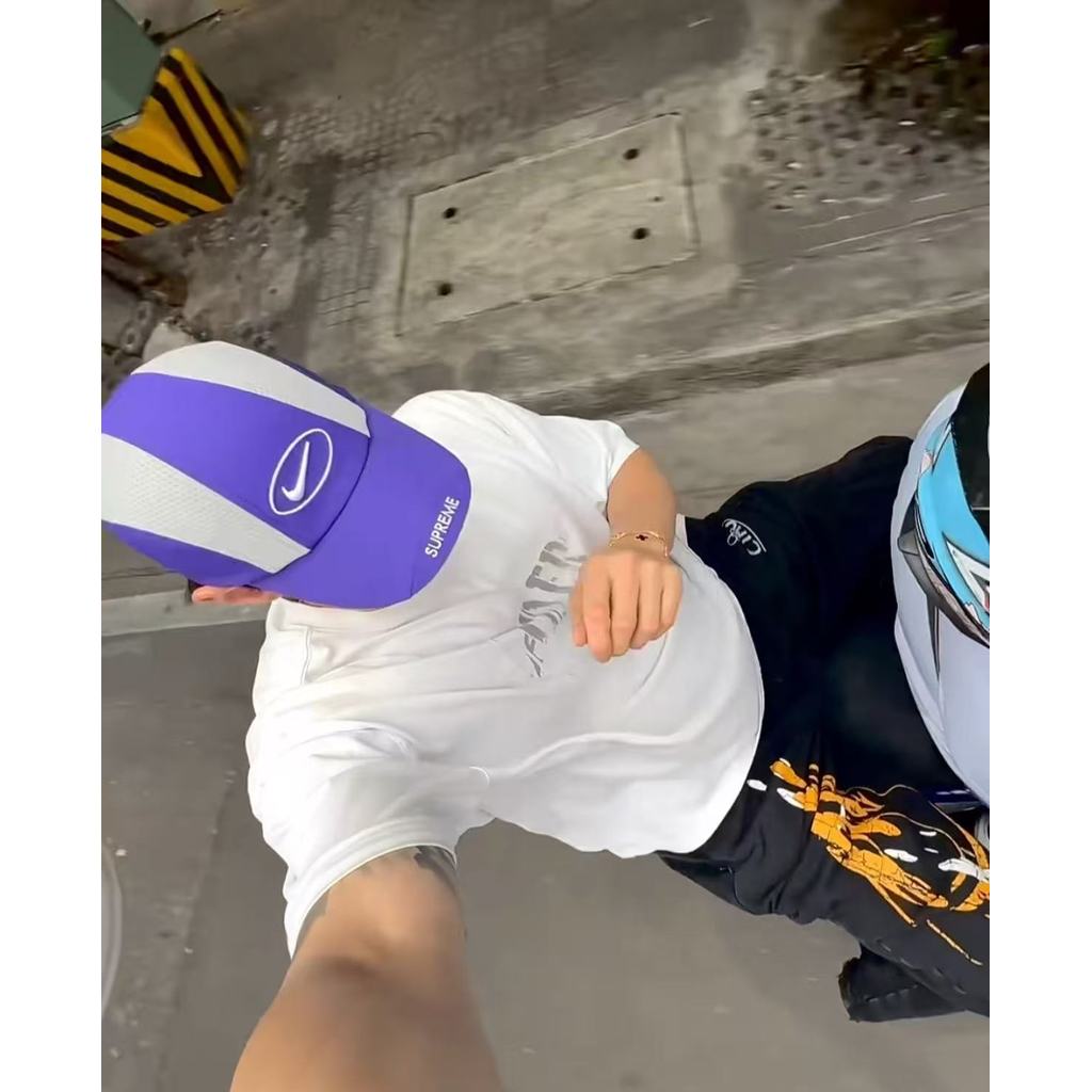 25SS Running Hat Joint ปัก Letter American Curved Brim Hat