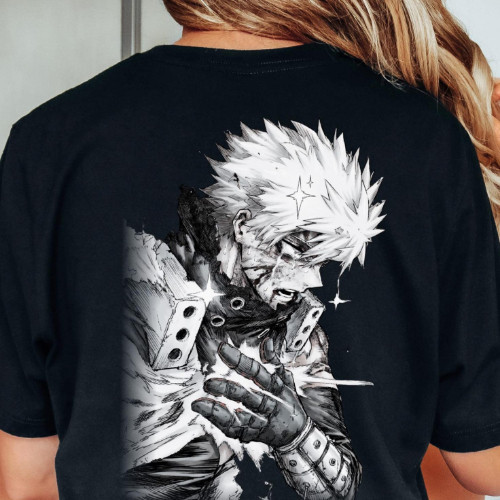 MHA Bakugo Anime เสื้อวินเทจ, Anime Manga เสื้อ, Anime Lovers ของขวัญเสื้อยืด