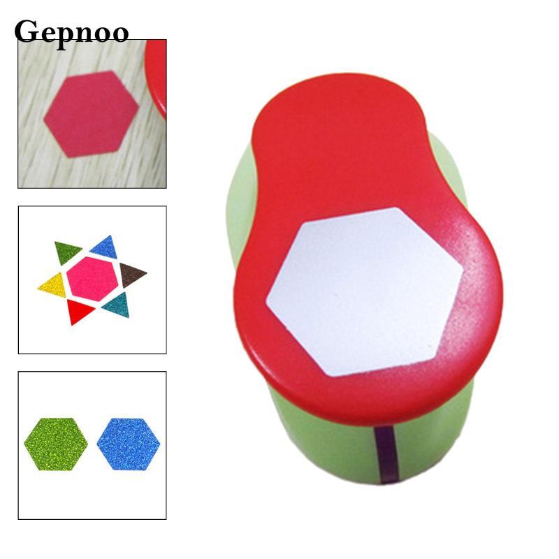 [Gepnoo] กระดาษ Punch Hole Punch Shape Premium หกเหลี่ยมกระดาษเจาะรูสําหรับการ์ดทํากระดาษเทศกาลหัตถกรรมอุปกรณ์