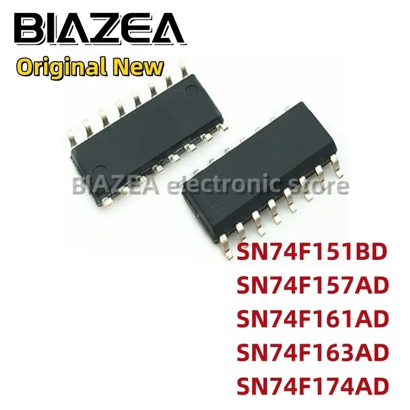 5PCS SN74F151BD SN74F157AD SN74F161AD SN74F163AD SN74F174AD SOP16 ชิป IC
