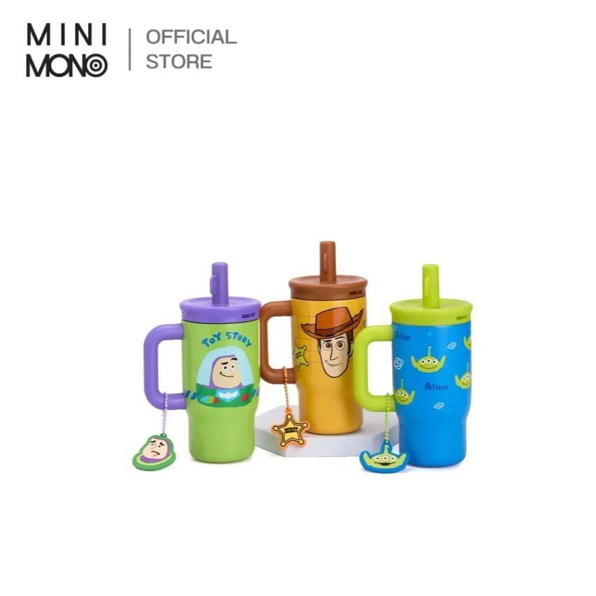 Mini Mono แก้วน้ำเก็บอุณหภูมิ 450 มล. สแตนเลสสองชั้น ลาย Toy Story | ลิขสิทธิ์แท้