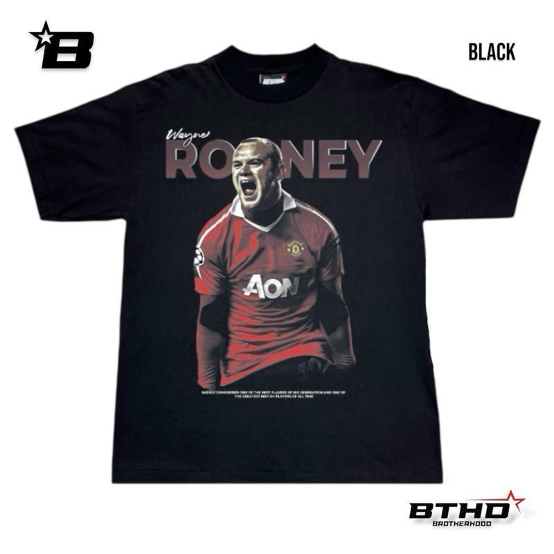 BTHD เสื้อยืด ROONEY ทรงโอเวอร์ไซส์คอฟิต  เสื้อ ผ้า