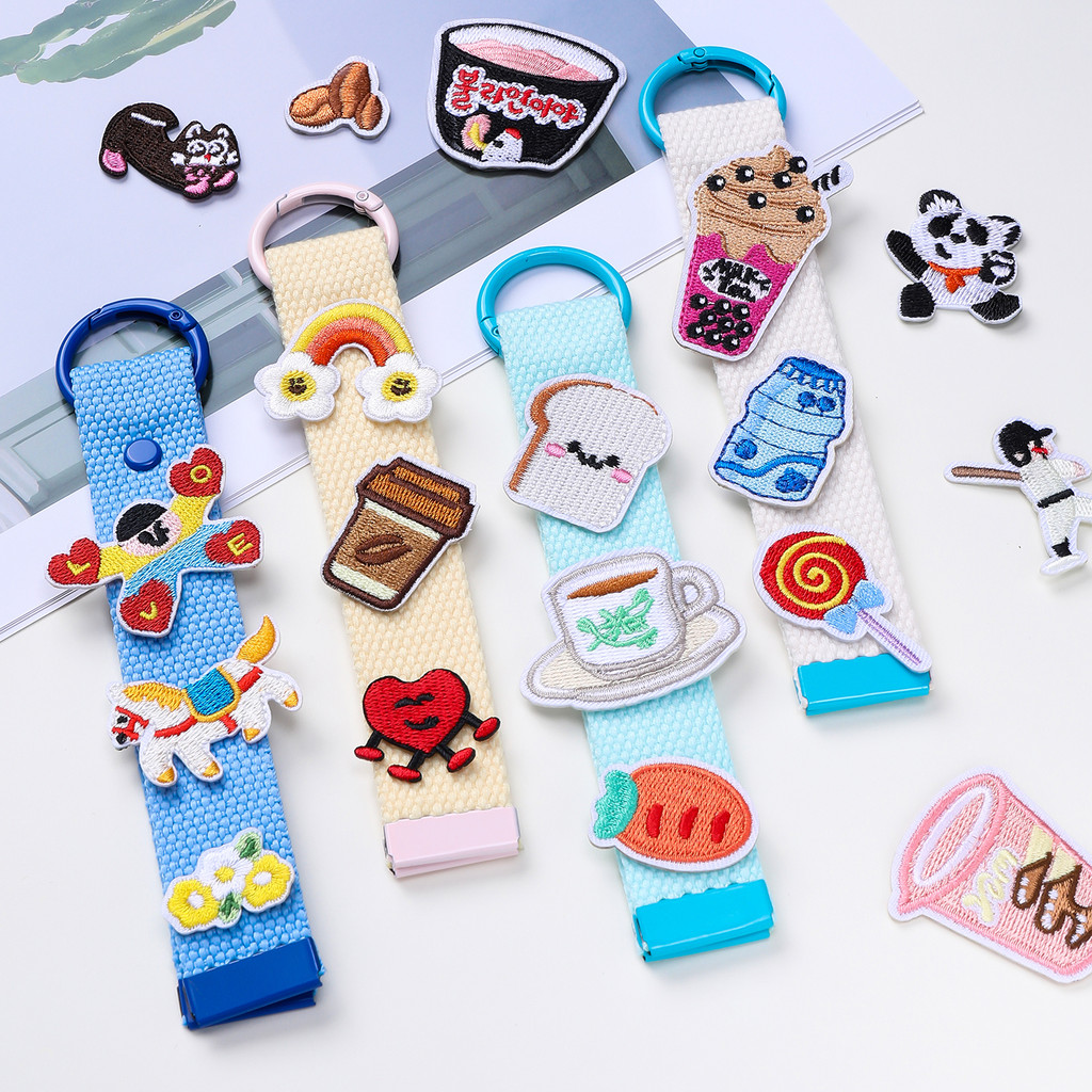 St.kunkka 5 ชิ้น ตัวรีดติดเสื้อ iron on-mini งานปัก คุณภาพดี ลายตลกน่ารัก สำหรับ DIY ตกแต่งเสื้อผ้าและพวงกุญแจ — صورة 4