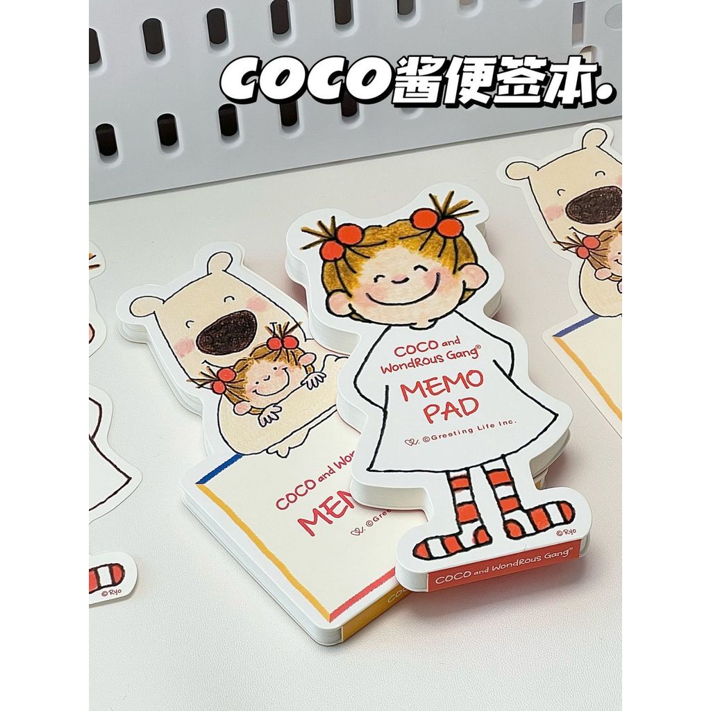 การ์ตูนการ์ตูน coco Sauce Notepad การออกแบบฉีกขาดรูปทรงพิเศษโน้ตบุ๊คแบบพกพามูลค่าสูง