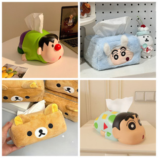 น่ารักความจุขนาดใหญ่กล่องกระดาษทิชชูสร้างสรรค์เครยอนชินจังรู…