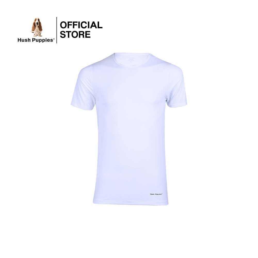Hush Puppies เสื้อคอกลม รุ่น COOL PLUS+ HU H5SP001 ทรง TEE - สีขาว