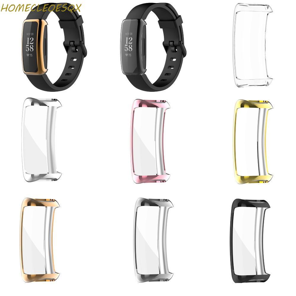 HOMECLEEOESQX Fitbit Inspire 3 ตัวป้องกันหน้าจอ, เคสฝาครอบนาฬิกา TPU Inspire 3 ฝาครอบนาฬิกา, ป้องกัน
