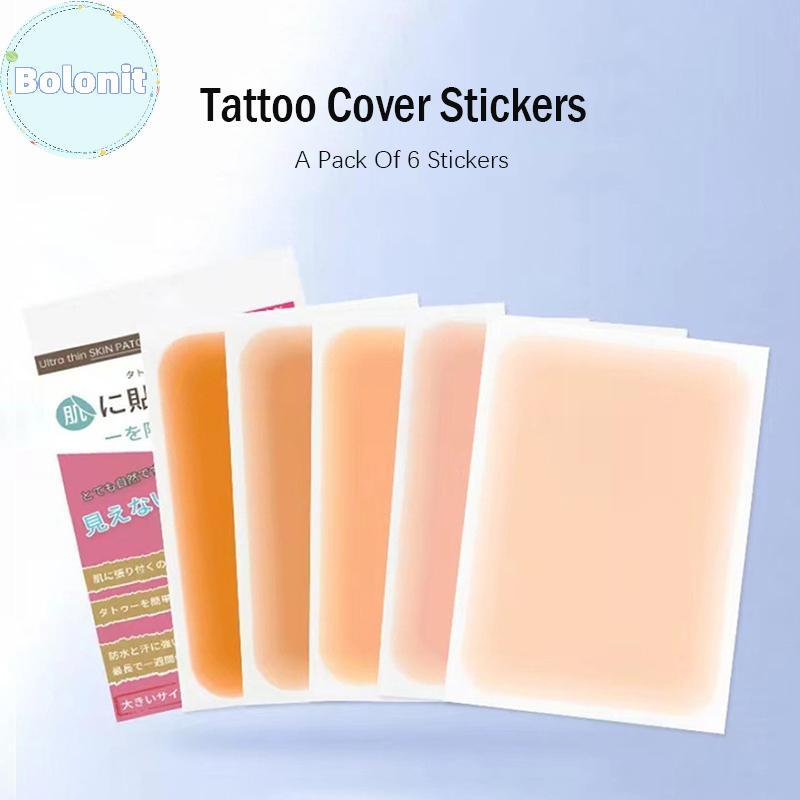 Bolonit 6PC กันน้ํา Tattoo Flaw ปกปิดเทป Full Cover คอนซีลเลอร์ Stier Body Arm TH