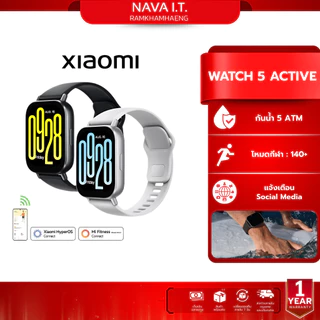 Xiaomi Redmi Watch 5 Active หน้าจอ LCD ขนาด 2.0 นิ้ว ตรวจวัดสุขภาพ ออกกำลังกาย รับสายโทรศัพท์ผ่านเบอร์มือถือ