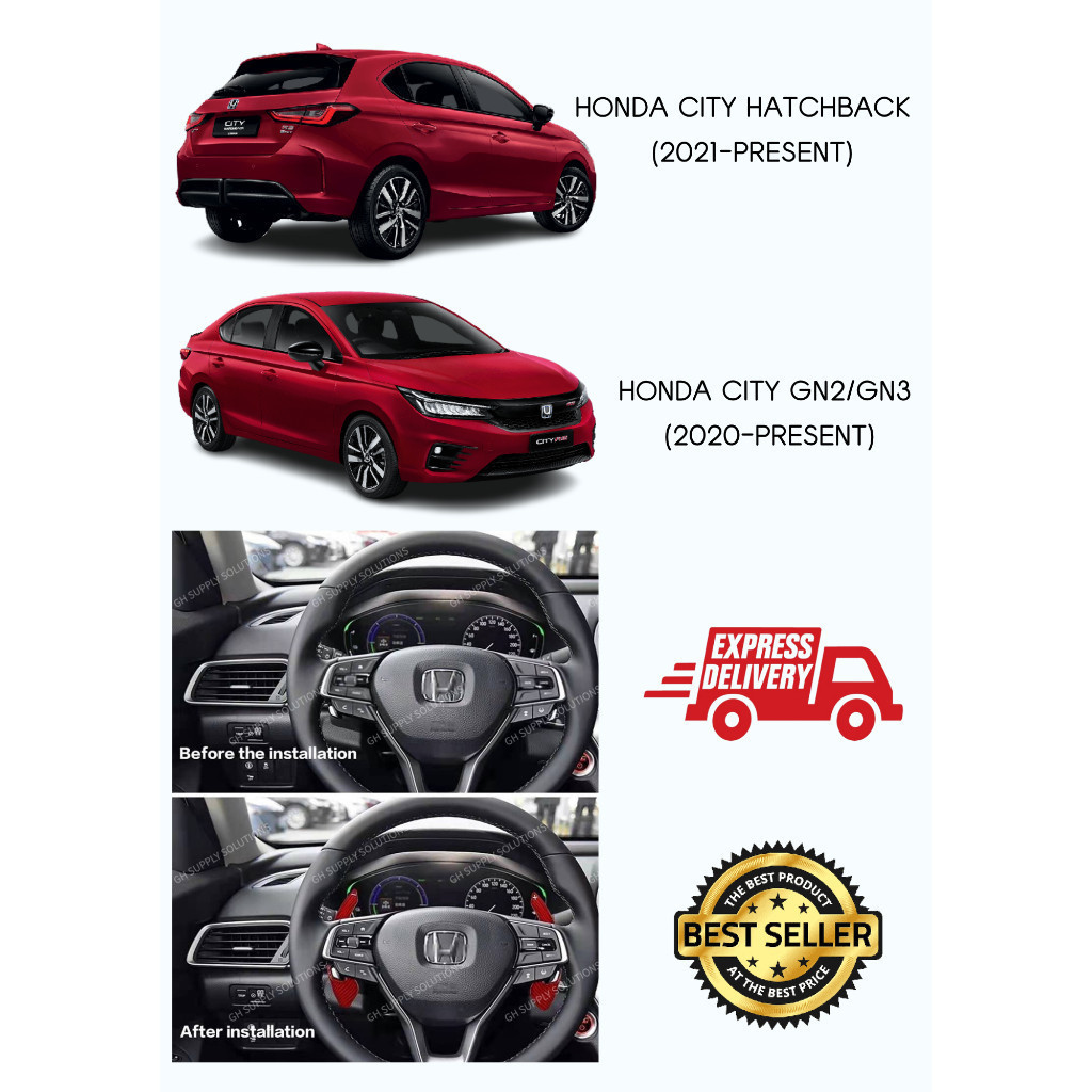 Honda City Civic Crv Accord พายพวงมาลัย Shiftauto อะไหล่ ของแต่งรถ