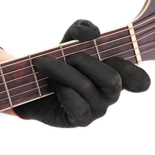 ถุงมือกีตาร์มือซ้ายสําหรับนักดนตรีที่จําเป็นสําหรับการประสบการณ์การเล่นฟรีปวด