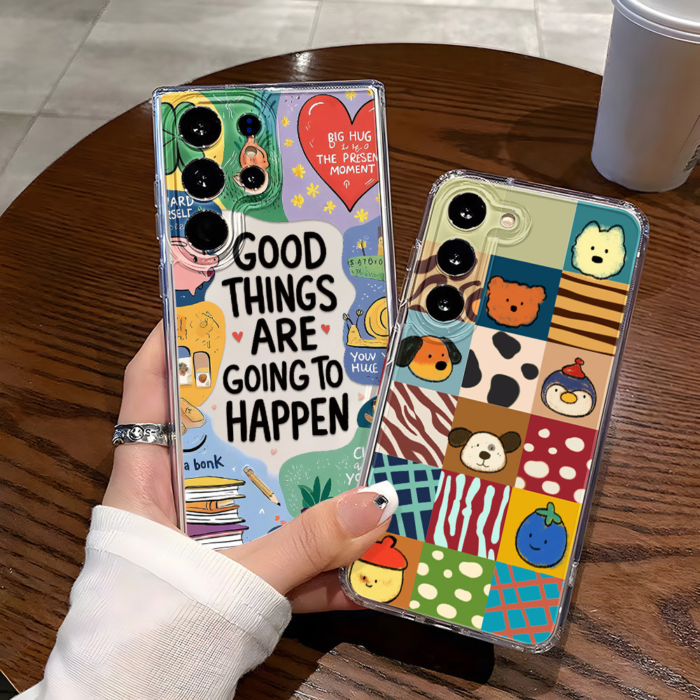 เคสโทรศัพท์กันกระแทกแบบใส For Samsung A57 A56 A07 A17 A37 A05S A55 A26 A06 A36 A50 A35 A72 A22 A73 A15 A25 S25 S26 Ultra