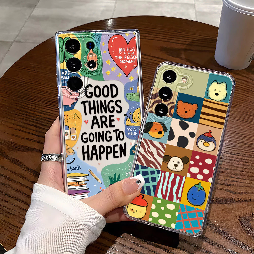 เคสโทรศัพท์กันกระแทกแบบใส For Samsung A57 A56 A07 A17 A37 A05S A55 A26 A06 A36 A50 A35 A72 A22 A73 A15 A25 S25 S26 Ultra