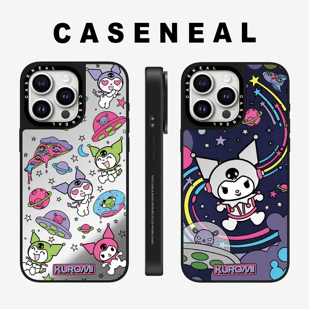 Drop proof CASENEALเคสโทรศัพท์สําหรับiPhone 17ProMax 17pro 17 air 16promax 16 15promax 15 14promax 13 13promax hard Caseน่ารักKuromi 12 12PromaxกรณีiPhone 11กรณีคุณภาพสูง