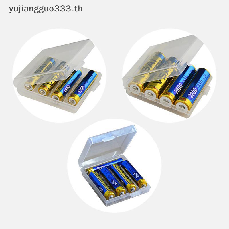 # yujiang # AAA/AA to C/D Batterybination Cell กล่องเก็บแบตเตอรี่อะแดปเตอร์ AAA AA Holder Case Conve