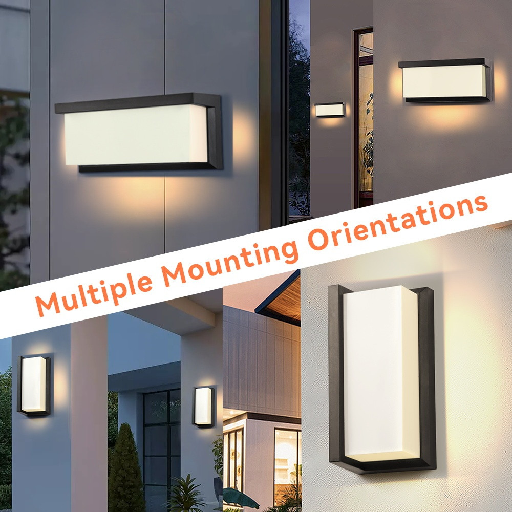 LED ไฟติดผนัง กันน้ำ 25W ไฟสวน IP65 โคมไฟภายนอก ไฟติดผนังห้องนอนบันไดไฟตกแต่ง แสงกลางแจ้งระเบียง ราคา ถูกที่สุด ดีลบีเคเค แกลเลอรีภาพที่ 6