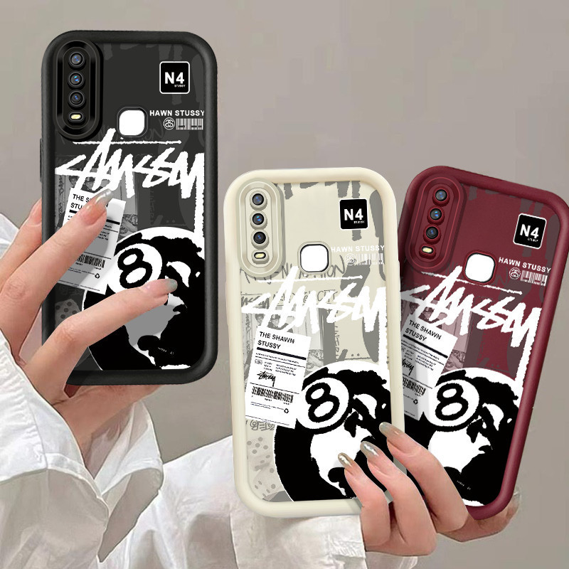 บิลเลียด Graffiti Label เคสโทรศัพท์สําหรับ VIVO Y17 Y11 Y15 Y12 Y12i Y3S 1901 1902 1904 Y17S Y16 Y15