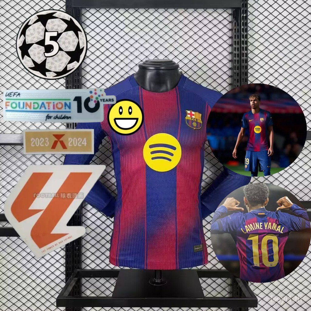 Barcelona Home Player Edition เสื้อแขนยาว