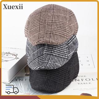 หมวกเป็ดลายหมากรุกสำหรับเด็ก แบบเบเร่ต์กันลม ออกแบบสวยงาม เห…