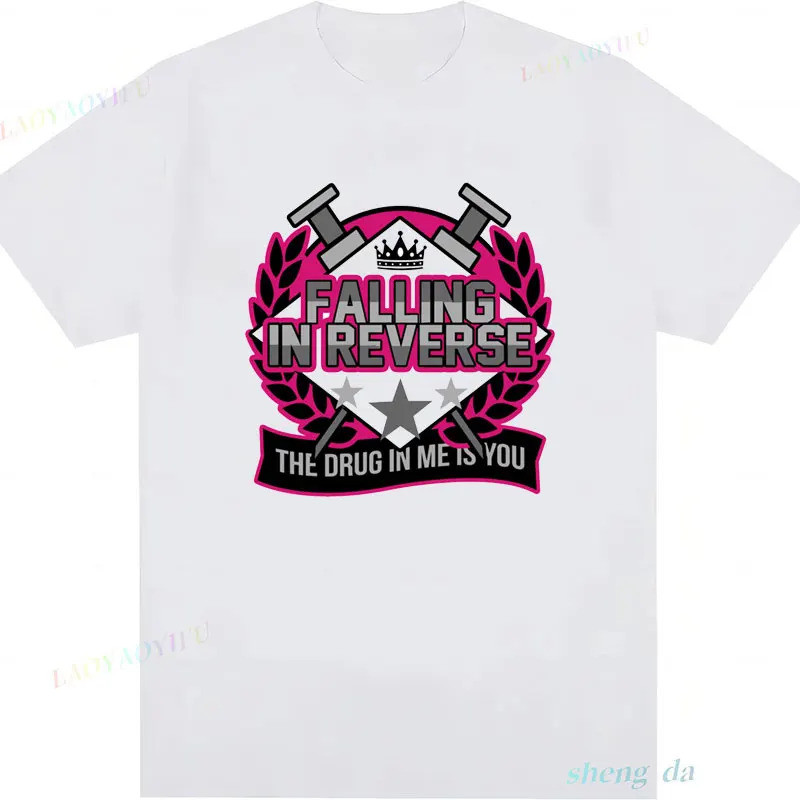 เสื้อยืดวงดนตรี Falling In Reverse รุ่นพิเศษ เสื้อเมทัล Ronnie Radke สำหรับทุกเพศ สไตล์ PopCore Post