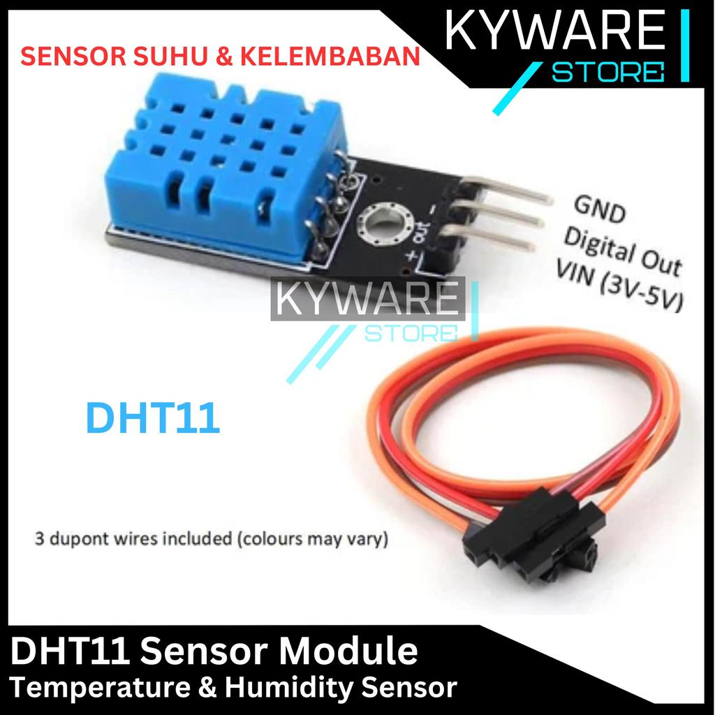 KYWARE Sensor DHT11 อุณหภูมิและความชื้น DHT 11 โมดูลอุณหภูมิและความชื้น DHT-11