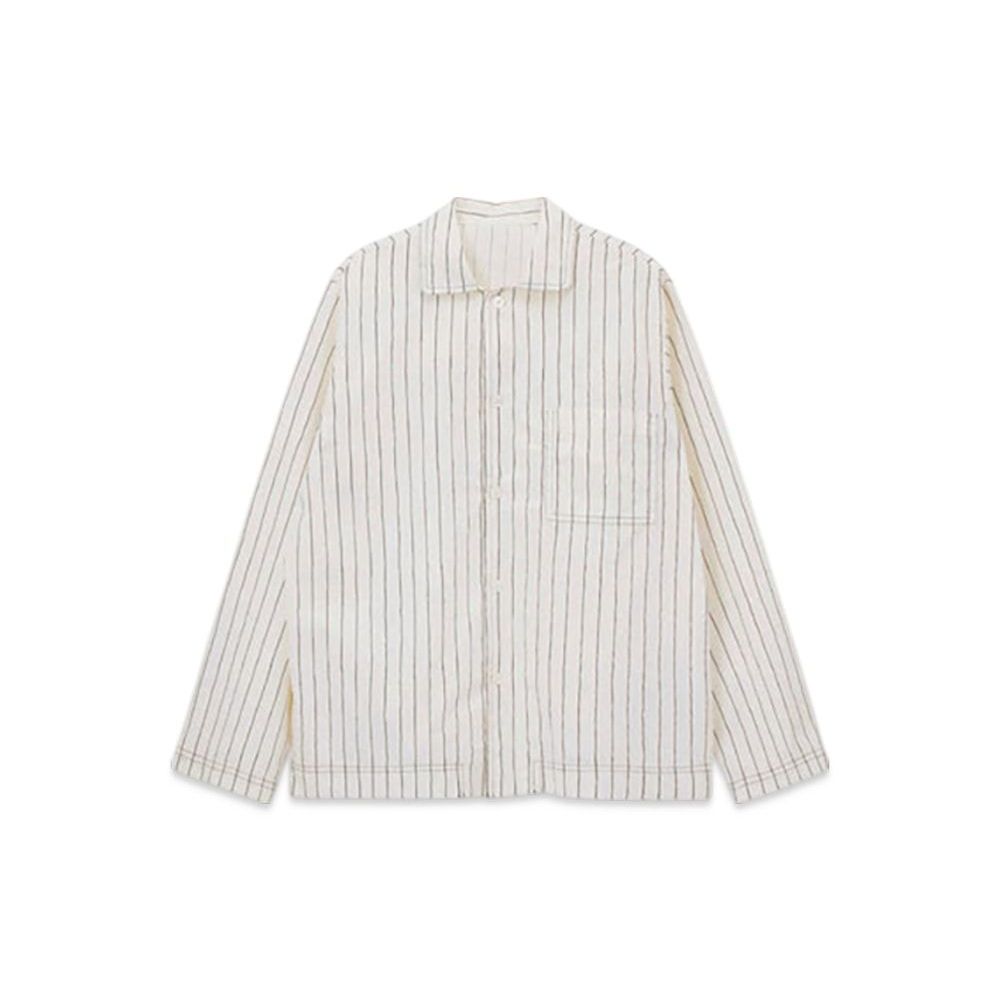 Stussy x Tekla Poplin Pyjama Shirt Hand Drawn Stripes Unused