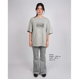 Strayandcool เสื้อยืดโอเวอร์ไซส์ "Full memories start with cats" Oversized T-shirt