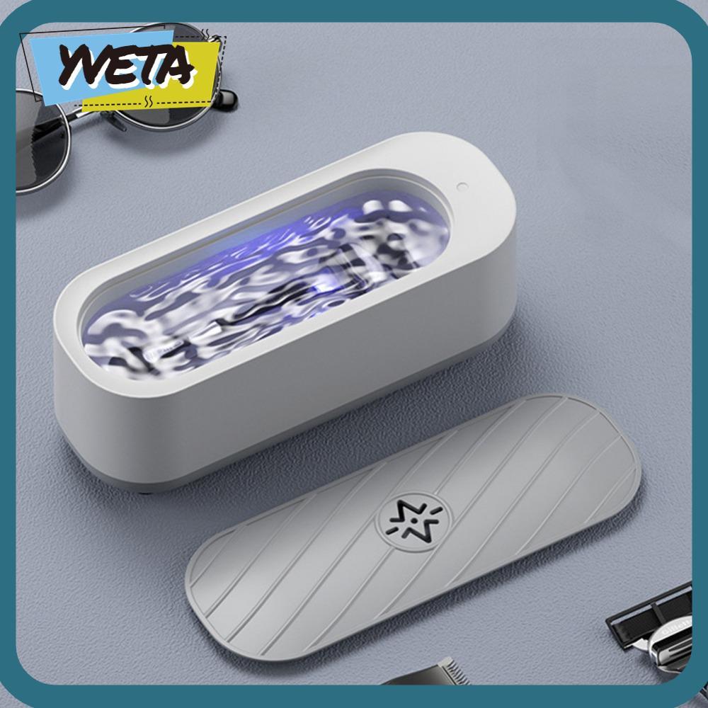 YVETA กล่องทําความสะอาด 45000Hz เครื่องทําความสะอาดล้างอัลตราโซนิก 360 องศา