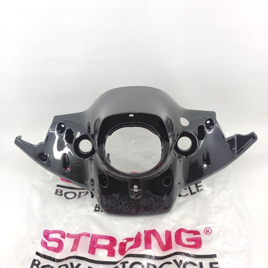 ฝาครอบ STRONG Batok Totok ส่วนล่าง Yamaha Force 1 สีดํา Original STRONG 12PART