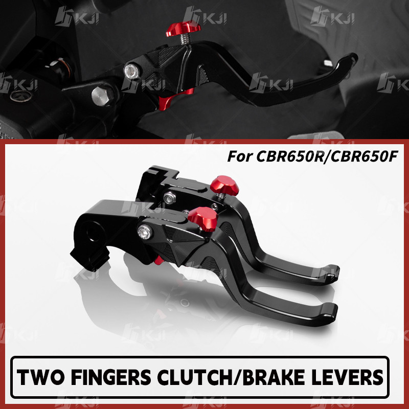 สําหรับ Honda CBR650R/CBR650F สองนิ้วสั้นเบรคคันโยก Racing Handle Levers อะไหล่