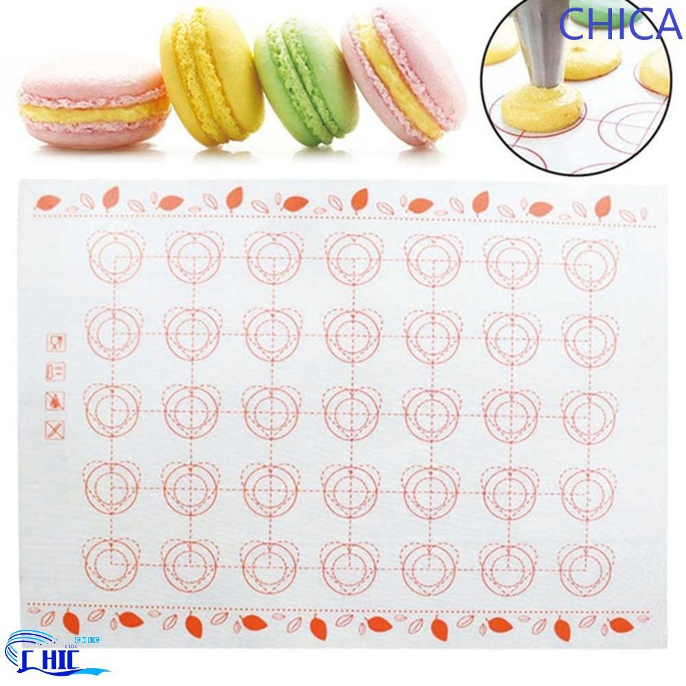 CHICA คุกกี้แผ่นรองอบไม่ติดซิลิโคน Home Kitchen Pastry Sheet