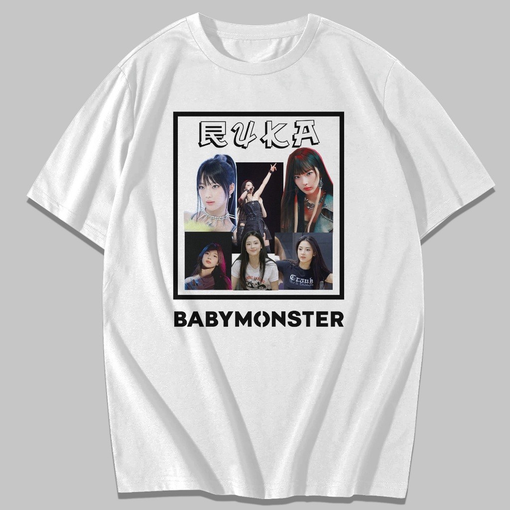 เสื้อยืด Ruka Babymonster / แฟนๆ / เสื้อยืด Kpop / Monstyz