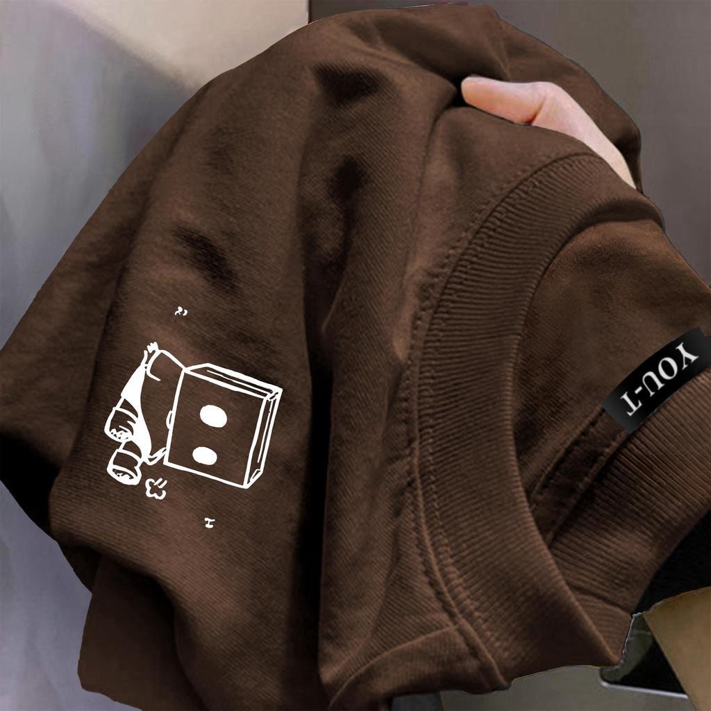 TeeTwoOneเสื้อผู้ชาย สตรีทแฟชั่น สกรีนลาย"Box"1 ผ้านิ่ม OVERSIZE แฟชั่น ผ้าฝ้าย100% สไตล์เกาหลี【COD】