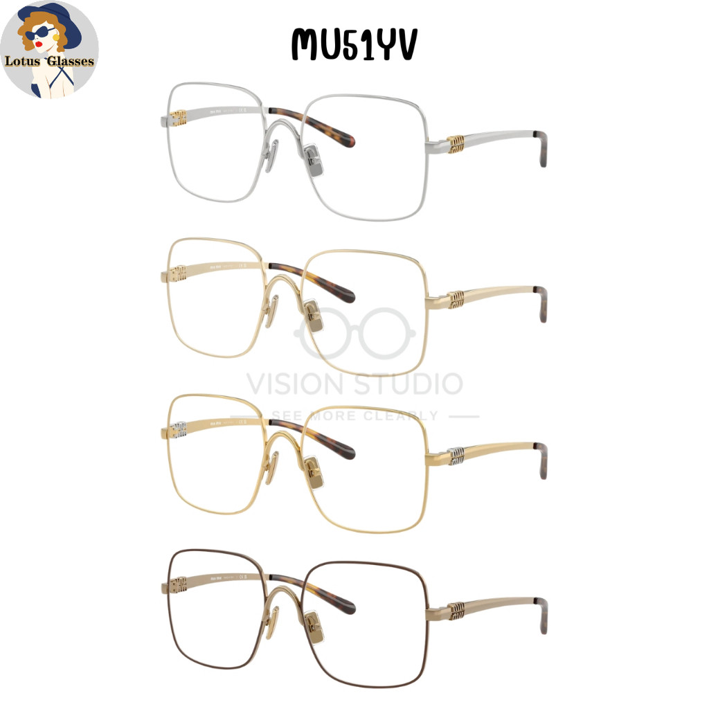 🍀แว่นกันแดด Miu Miu MU51YV ของแท้ 100% ประกันศูนย์ไทย